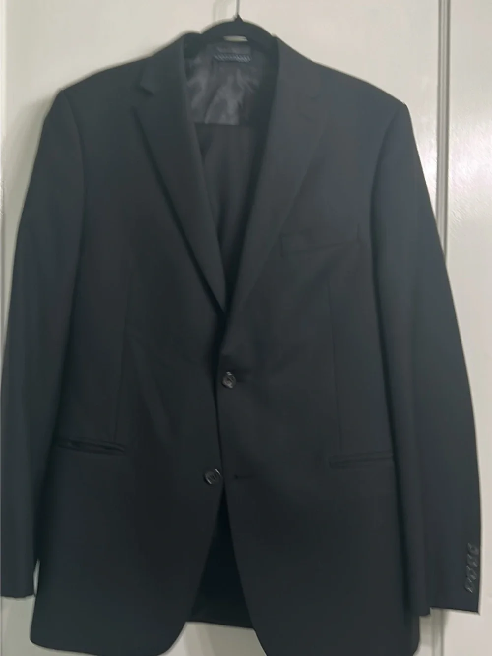 Lauren Ralph Lauren Men's Black Two-Button Suit 42L